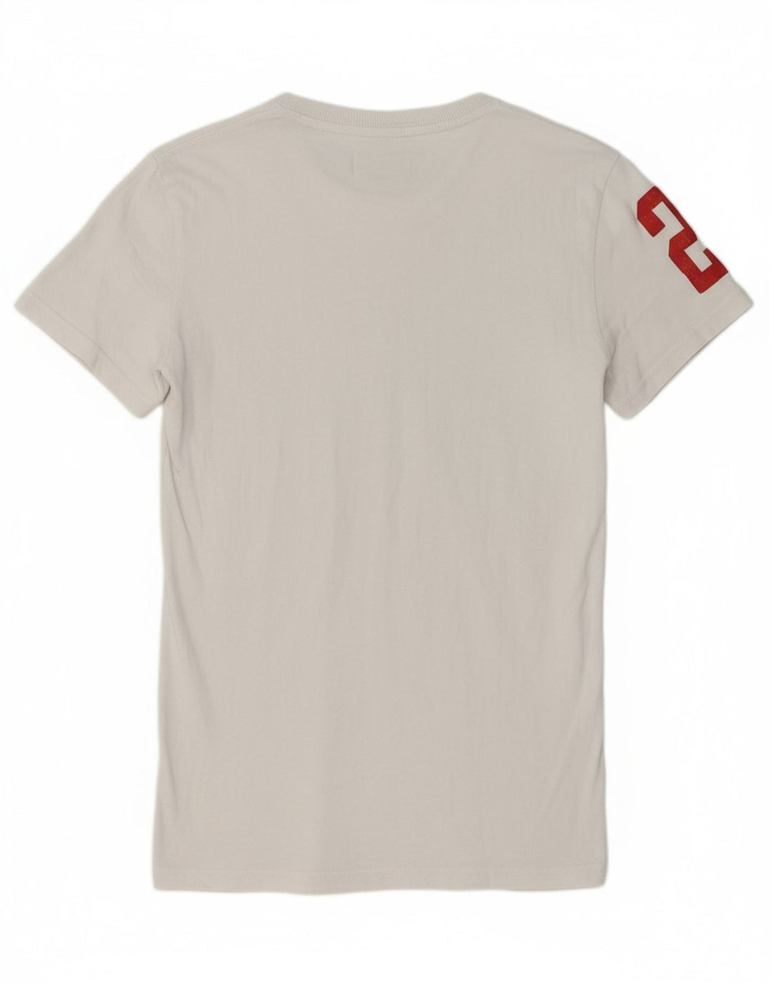 SUPERDRY Mens Graphic T-Shirt Top XS White Cotton