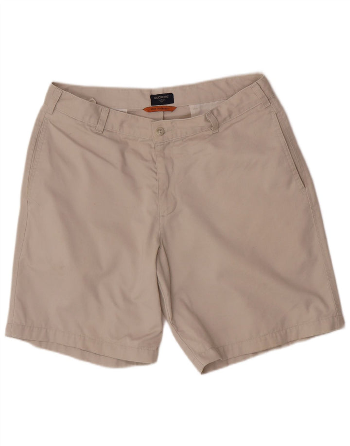 Dockers Mens Regular Fit Chino Shorts W34 Large Beige Cotton