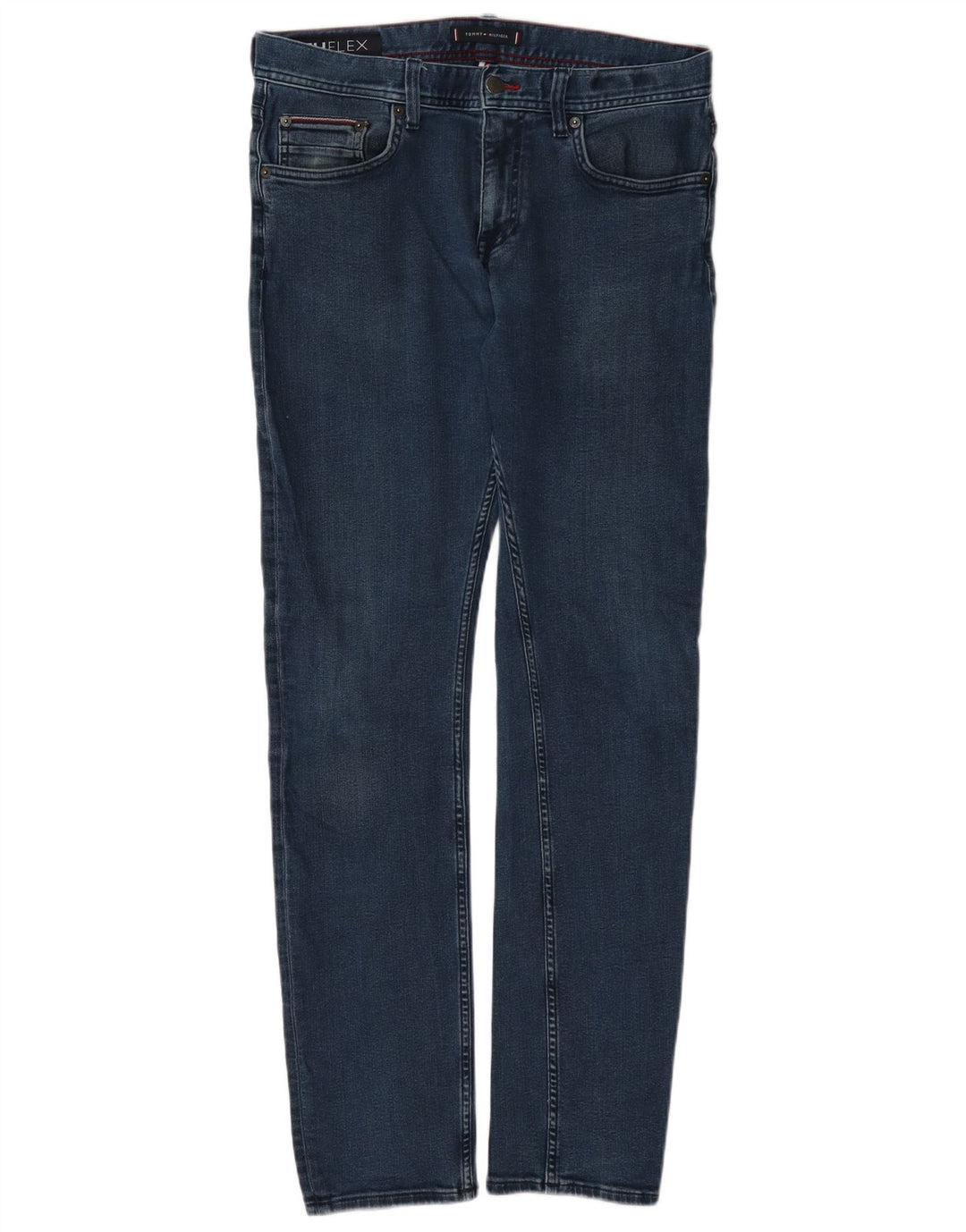 Tommy Hilfiger Womens Bleecker Slim Jeans W32 L34 Blue Cotton