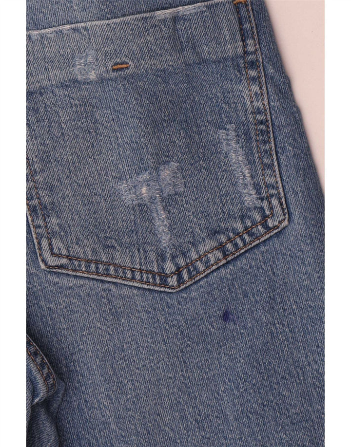 Zara Womens Straight Jeans EU 36 Small W26 L27 Blue Cotton