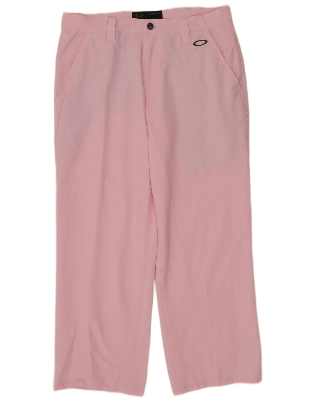 Oakley Womens Capri Chino Trousers W32 L26 Pink Nylon