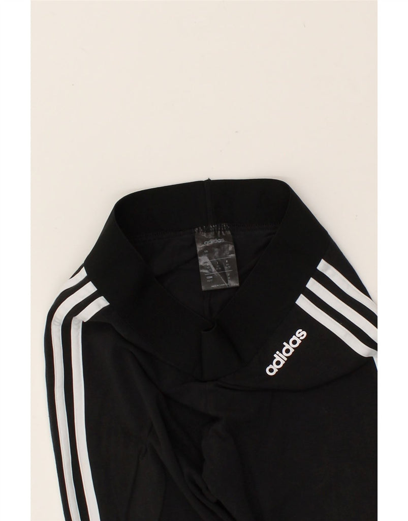 ADIDAS Womens Leggings UK 4/6 XS Black Cotton | Vintage Adidas | Thrift | Second-Hand Adidas | Used Clothing | Messina Hembry 