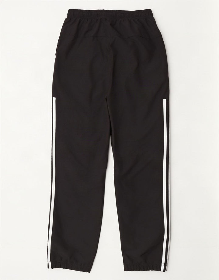 Adidas Mens Tracksuit Trousers Joggers Small Black Polyester