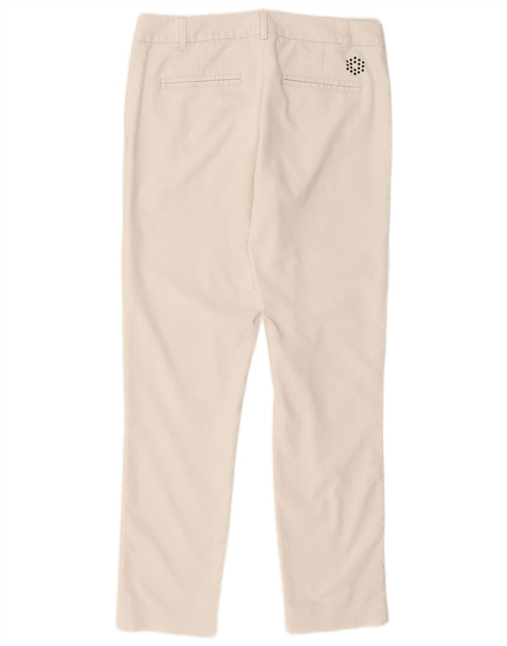 Puma Womens Slim Chino Trousers UK 10 Small W32 L28 White Polyester
