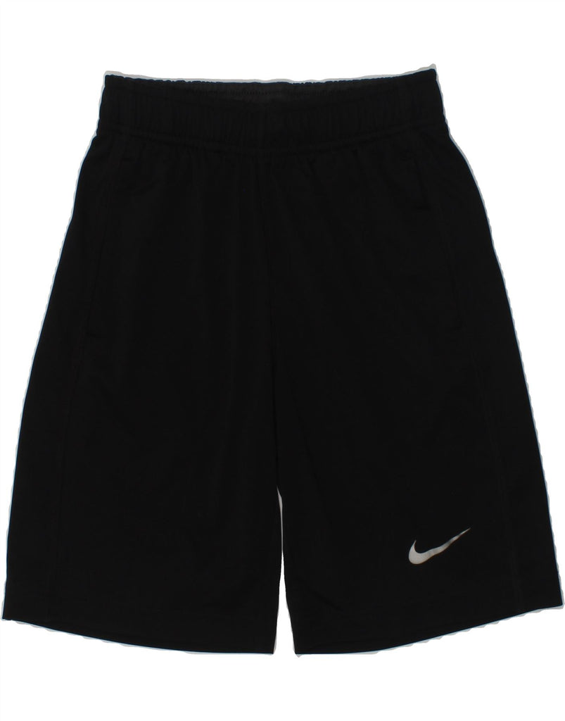 NIKE Boys Dri Fit Sport Shorts 6-7 Years XS  Black Polyester | Vintage Nike | Thrift | Second-Hand Nike | Used Clothing | Messina Hembry 