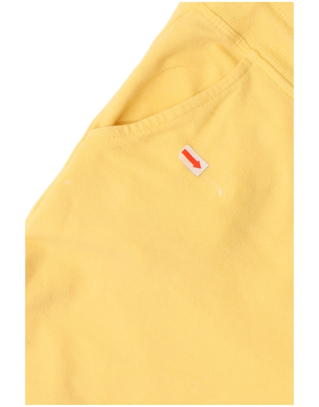 EDDIE BAUER Womens Sport Shorts UK 14 Medium Yellow Cotton