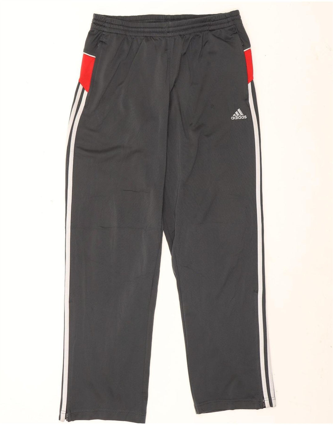 Adidas Mens Tracksuit Trousers UK 40/42 Medium  Grey Colourblock Polyester