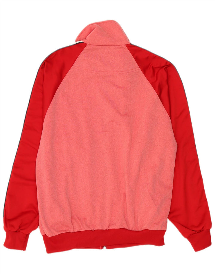 Kappa Mens Graphic Tracksuit Top Jacket Small Pink Colourblock