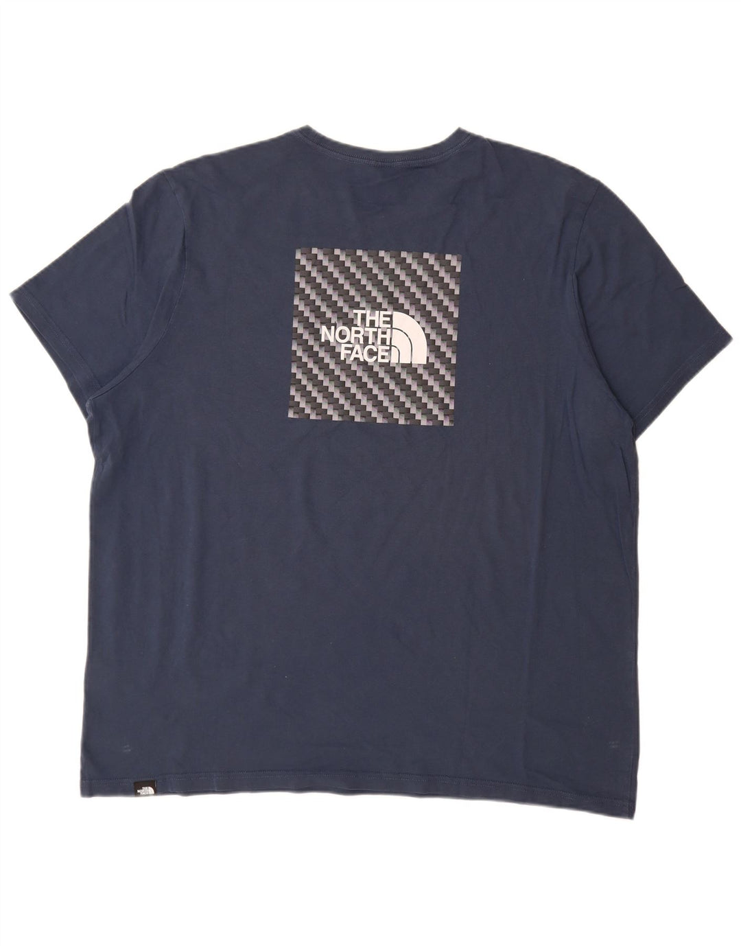 THE NORTH FACE Mens Graphic T-Shirt Top 2XL Navy Blue Cotton
