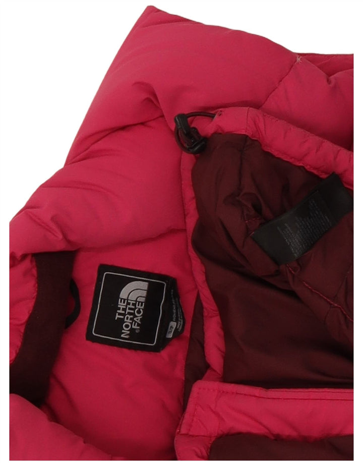 The North Face Womens Padded Gilet UK 10 Small Pink Polyester