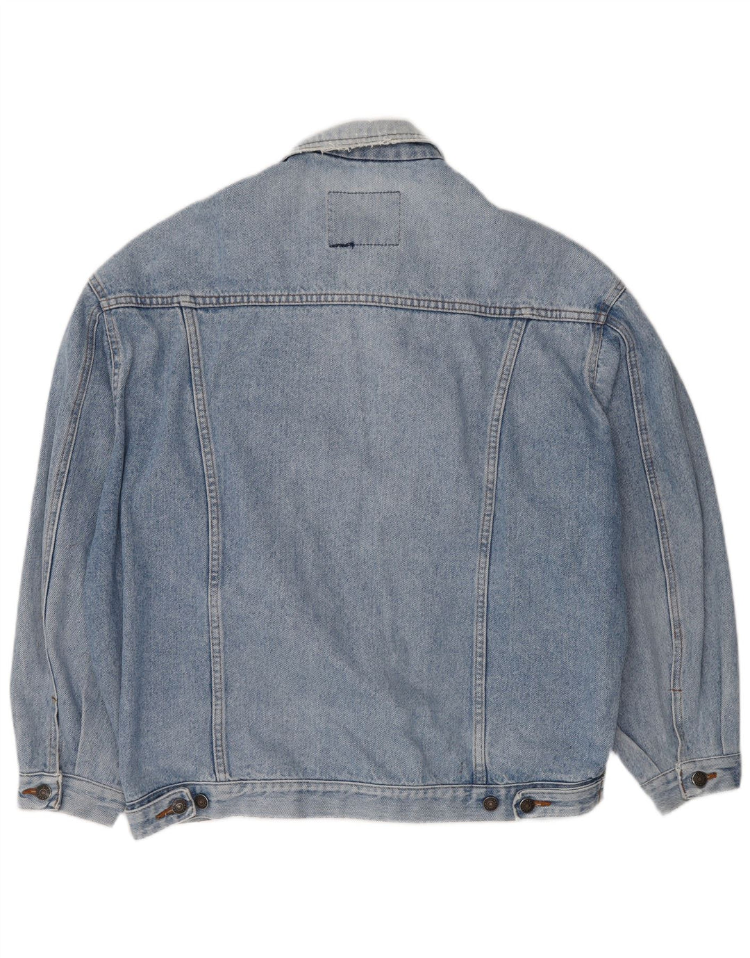Casucci Mens Denim Jacket UK 40 Large Blue Cotton