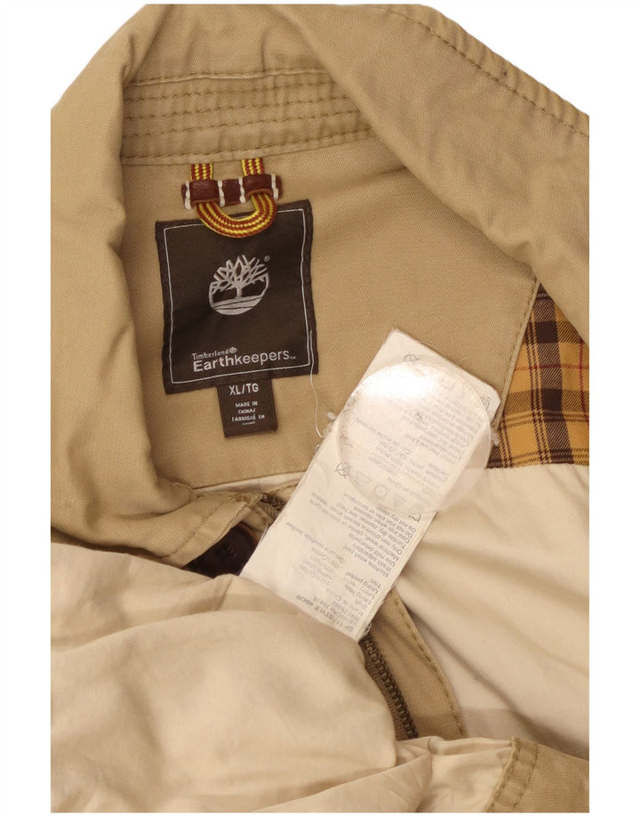 Timberland Mens Earthkeepers Utility Jacket UK 42 XL Beige Cotton