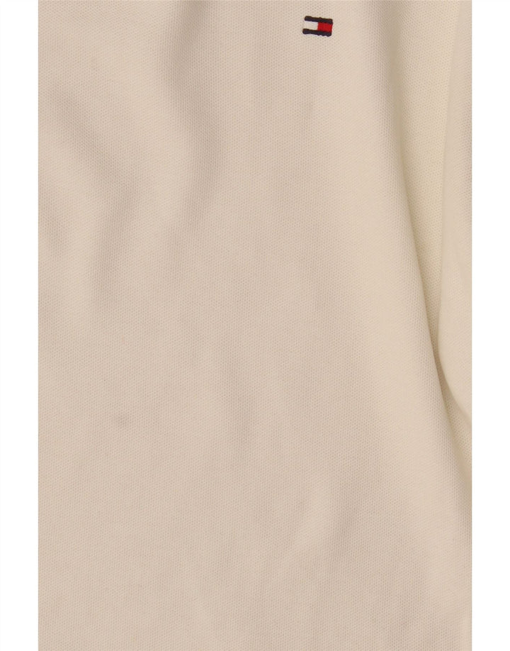 Tommy Hilfiger Mens Regular Fit Polo Shirt 2XL White Cotton