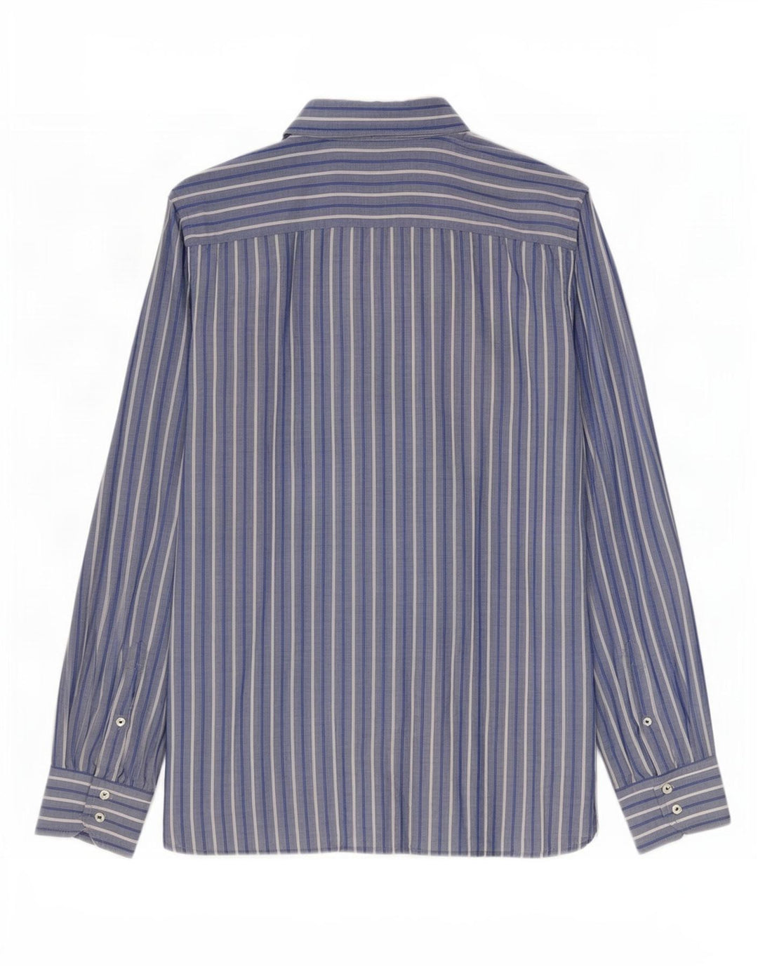 Tommy Hilfiger Mens Shirt Large Blue Striped Cotton