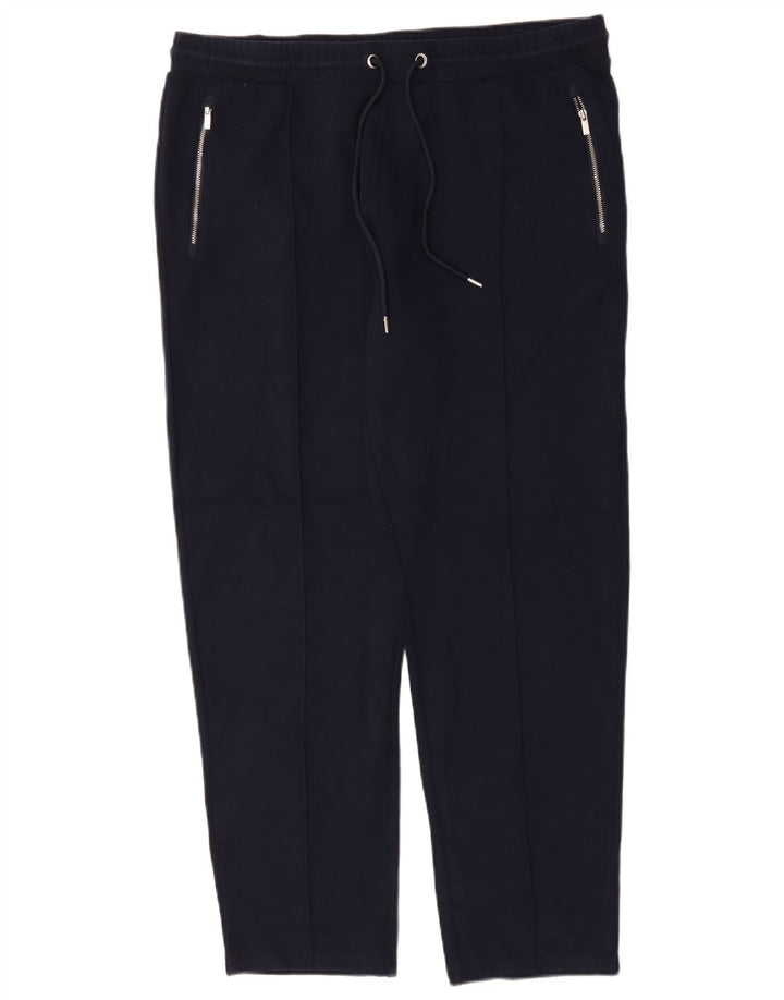 Autograph  Mens Tracksuit Trousers UK 16 Large  Navy Blue Polyester