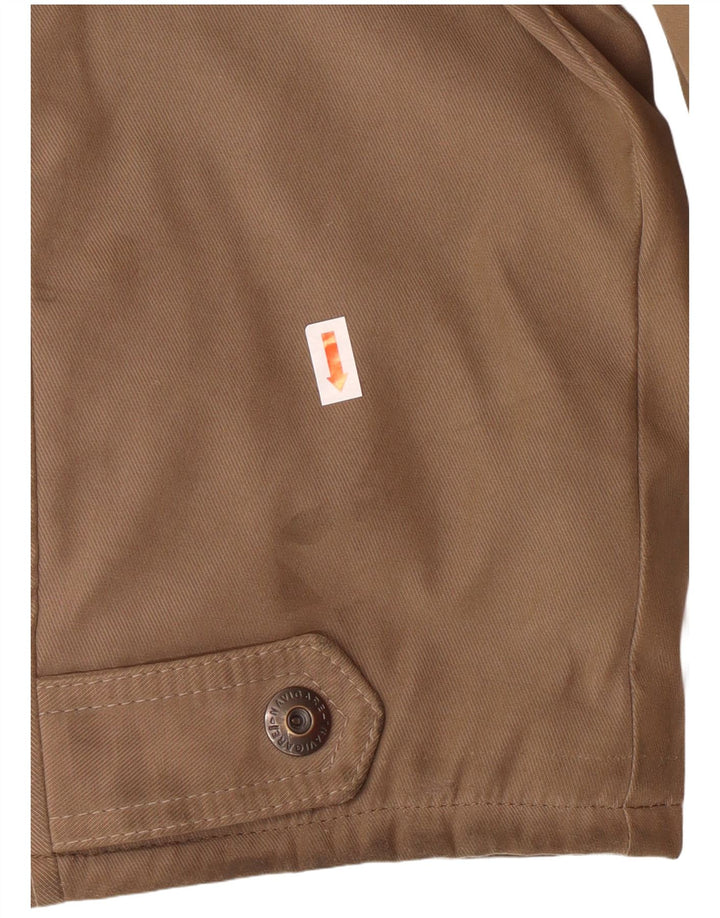 Navigare Mens Utility Jacket UK 46 3XL Brown Polyester