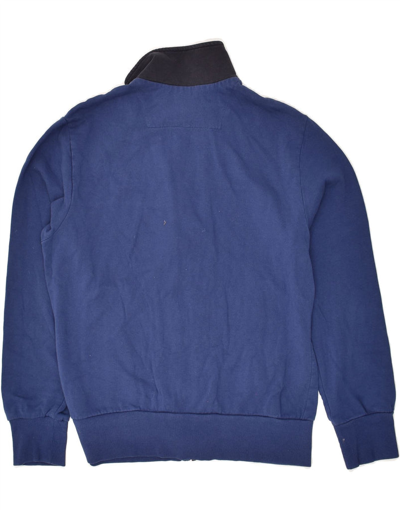 LOTTO Boys Tracksuit Top Jacket 15-16 Years Medium Blue Colourblock Cotton | Vintage Lotto | Thrift | Second-Hand Lotto | Used Clothing | Messina Hembry 