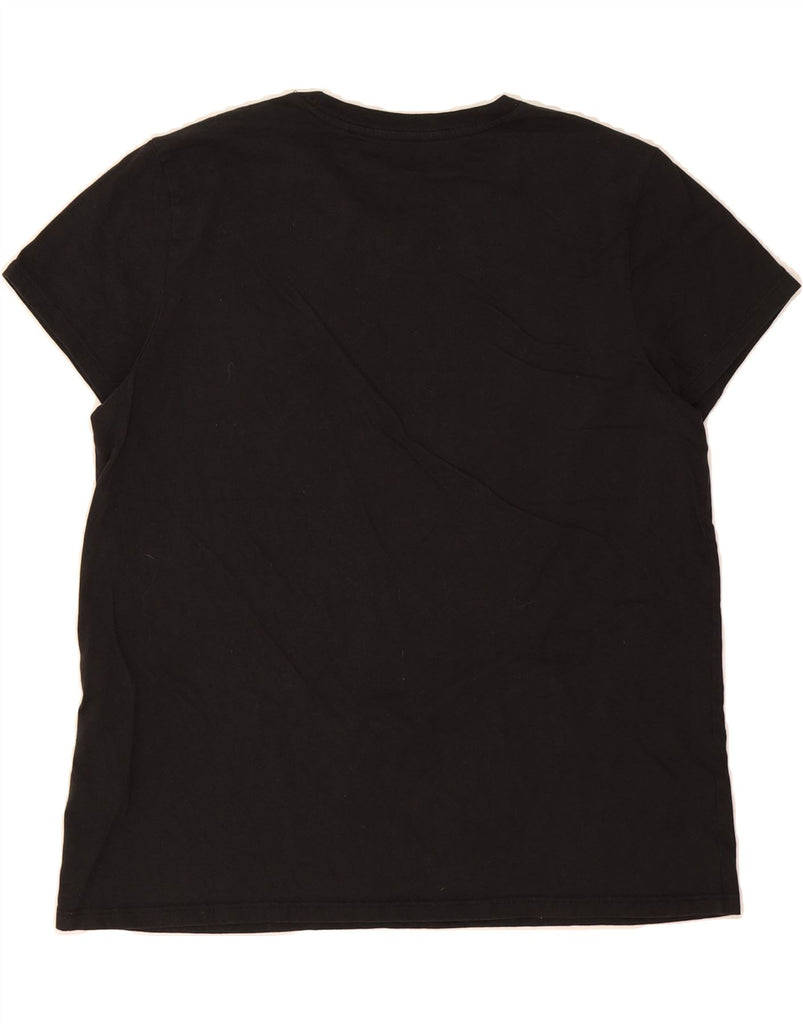 LEVI'S Womens Graphic T-Shirt Top UK 18 XL Black Cotton Vintage Levi's and Second-Hand Levi's from Messina Hembry 