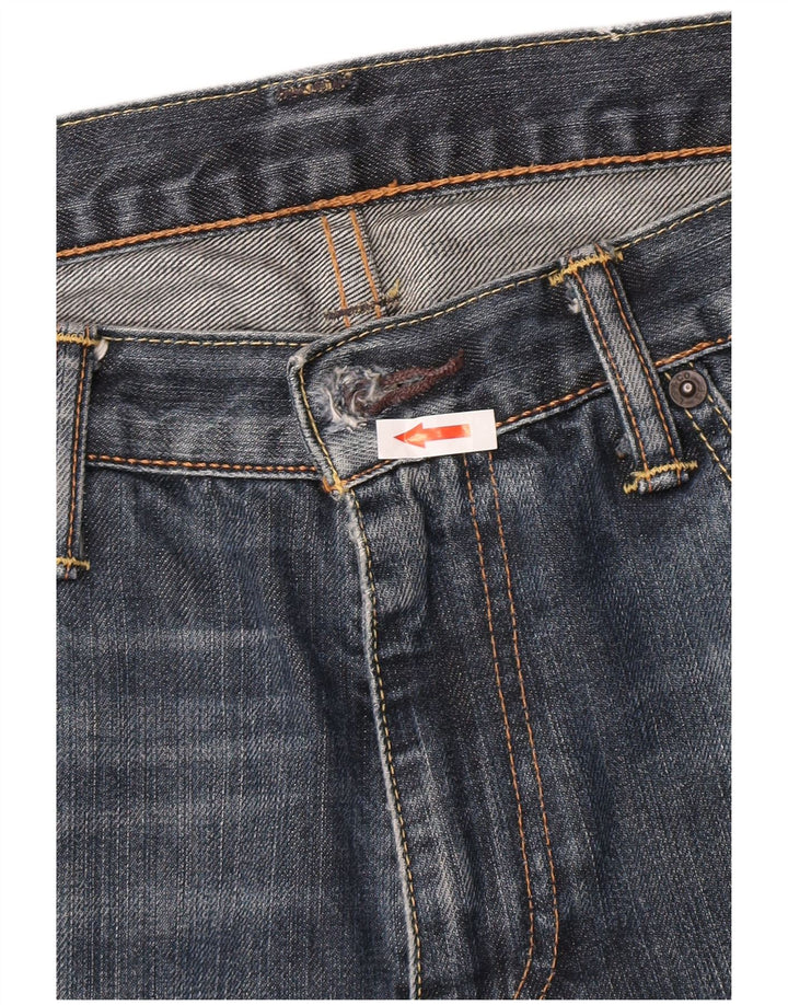 Levi's Mens 527 Bootcut Jeans W33 L34 Blue Cotton
