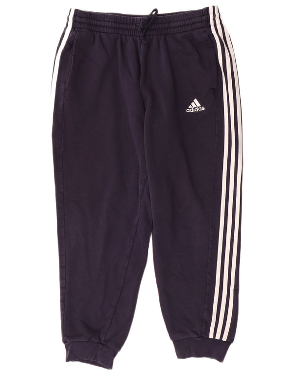 Adidas Mens Tracksuit Trousers Joggers XL  Navy Blue Cotton