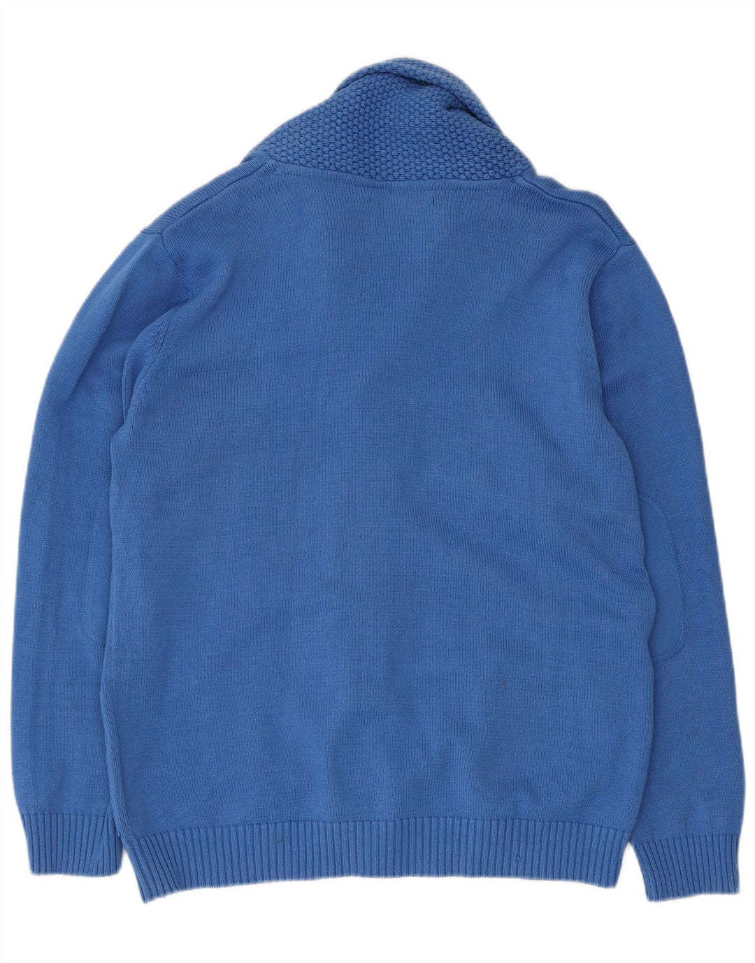 Jack & Jones Mens Cardigan Sweater Large Blue Cotton