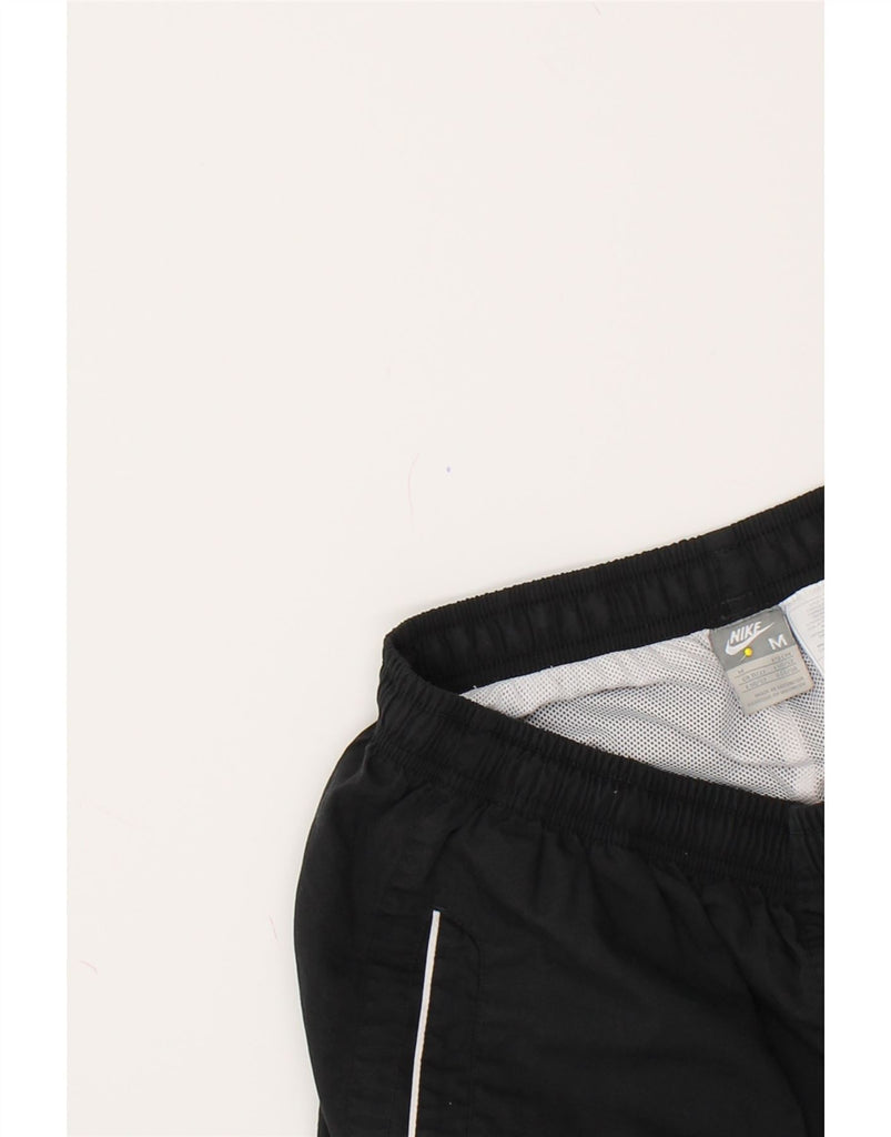 NIKE Mens Bermuda Sport Shorts Medium Black Polyester | Vintage Nike | Thrift | Second-Hand Nike | Used Clothing | Messina Hembry 