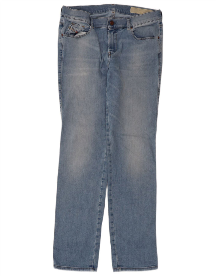 Diesel Mens Sandy Regular Slim Straight Jeans W30 L32 Blue Cotton