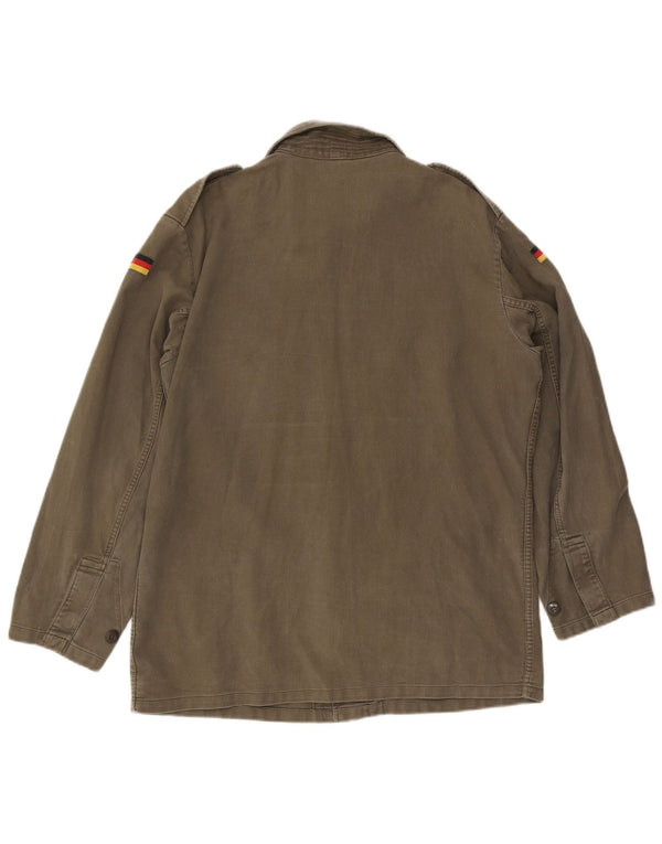 Vintage Mens Military Jacket UK 40 Large Green Army