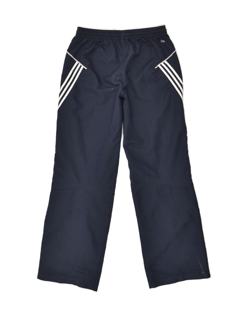 ADIDAS Boys Tracksuit Trousers 11-12 Years Navy Blue Polyester | Vintage Adidas | Thrift | Second-Hand Adidas | Used Clothing | Messina Hembry 