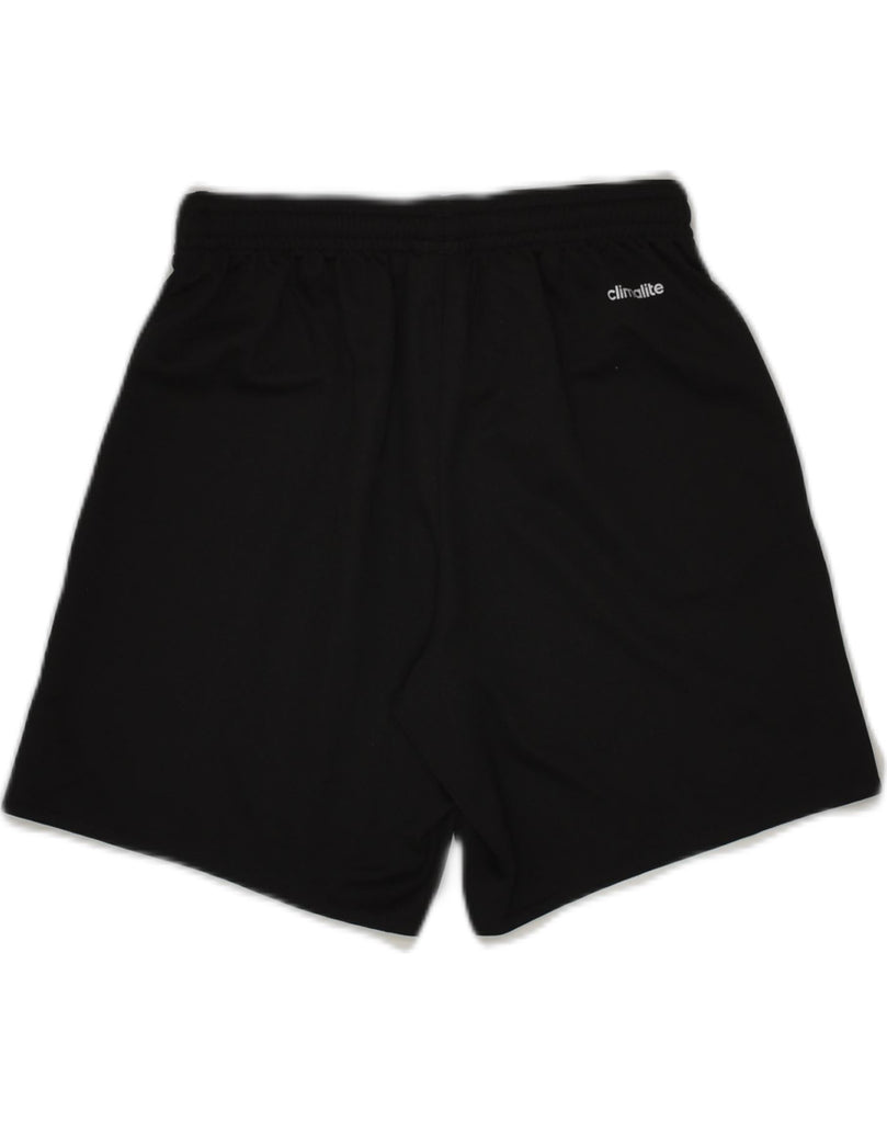 ADIDAS Boys Climalite Sport Shorts 9-10 Years Black Polyester | Vintage Adidas | Thrift | Second-Hand Adidas | Used Clothing | Messina Hembry 