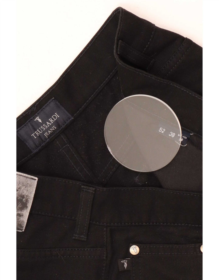 Trussardi Mens Straight Jeans W36 L29 Black