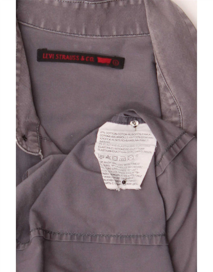 Levi's Mens Shirt Small Grey Cotton