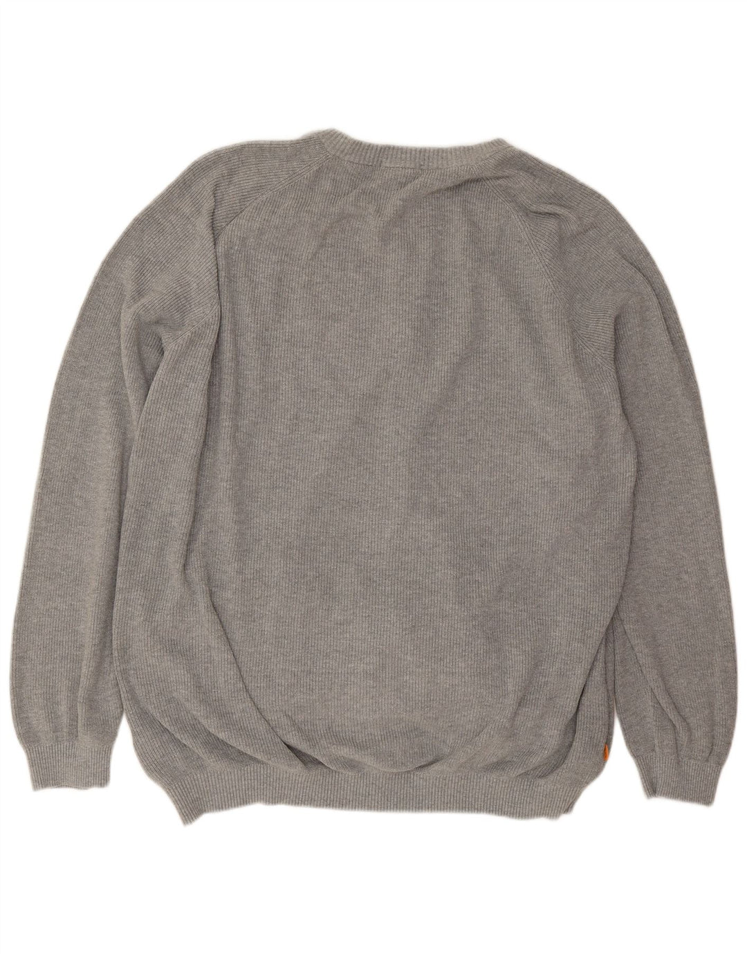 Timberland Mens Cardigan Sweater 3XL Grey Cotton