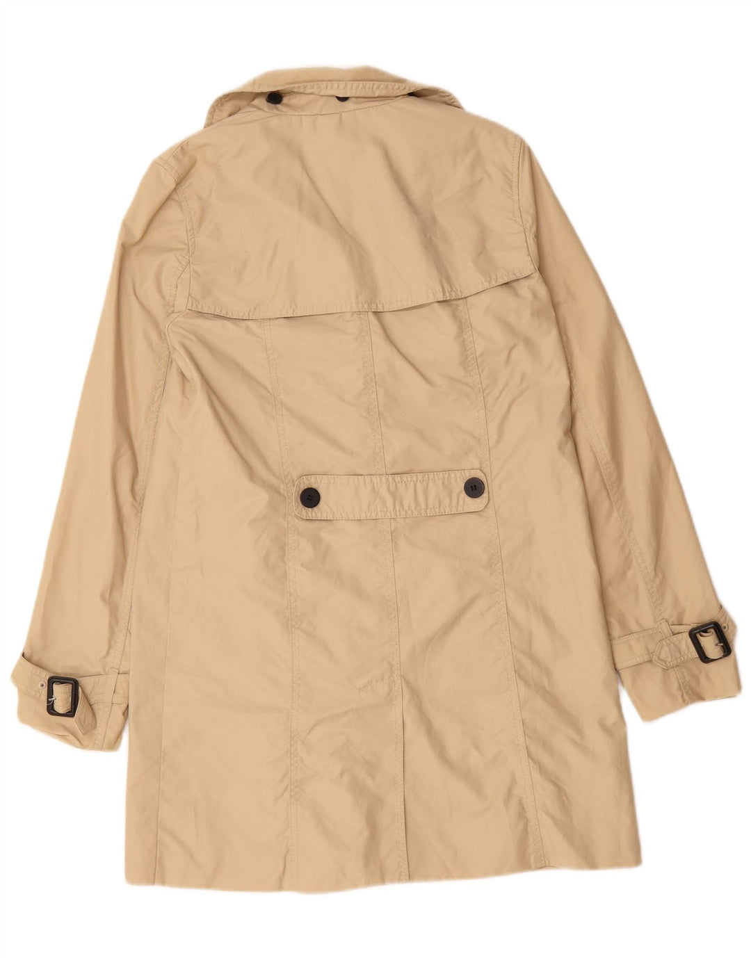 Zara Womens Trench Coat UK 6 XS Beige