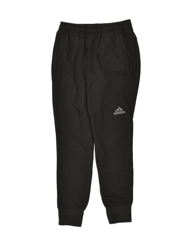 ADIDAS Mens Tracksuit Trousers Joggers Small Black Polyester | Vintage Adidas | Thrift | Second-Hand Adidas | Used Clothing | Messina Hembry 