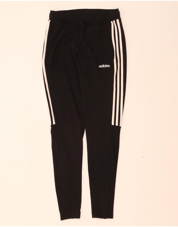 ADIDAS Womens Aeroready Tracksuit Trousers UK 4/6 XS Black Polyester