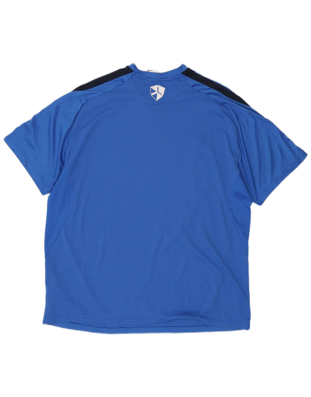 Nike Mens Dri Fit T-Shirt Top 2XL Blue Colourblock Polyester