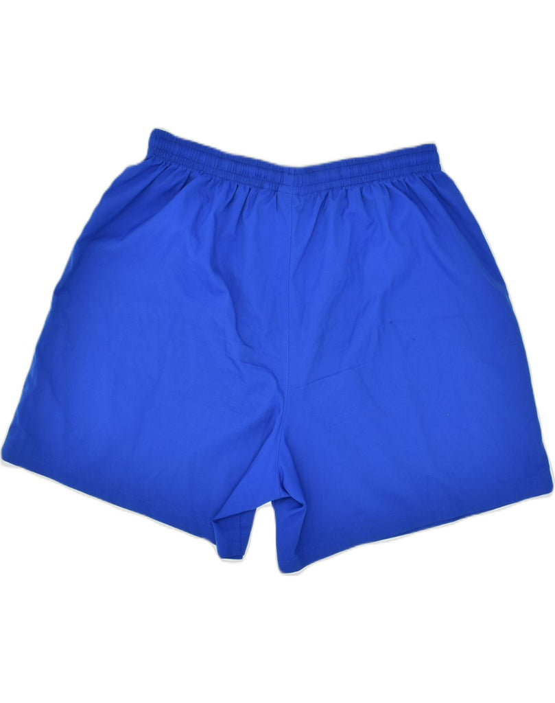 ERIMA Mens Sport Shorts UK 42 XL Blue Polyester | Vintage | Thrift | Second-Hand | Used Clothing | Messina Hembry 