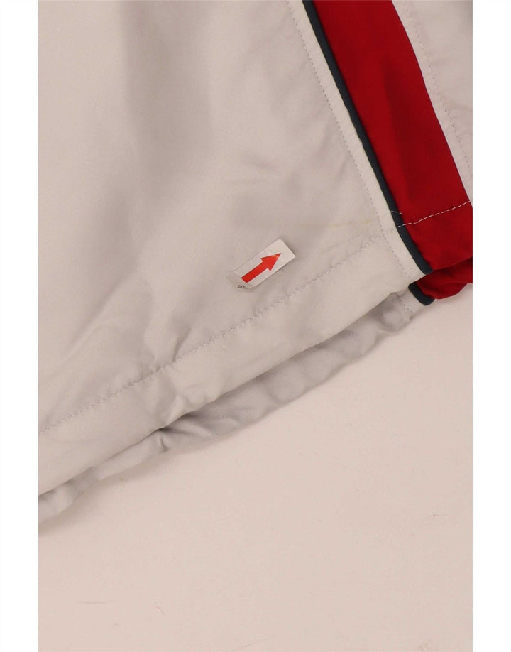 Asics Mens Graphic Tracksuit Top Jacket XL White Colourblock Polyester