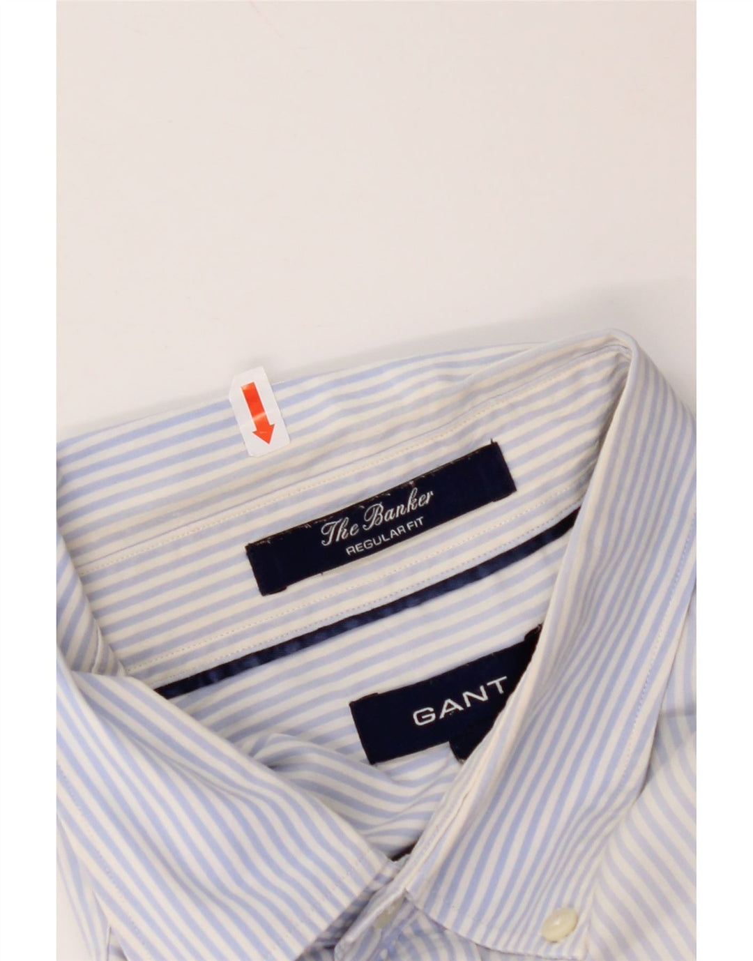 GANT Mens Regular Fit Shirt XL Blue Pinstripe Cotton