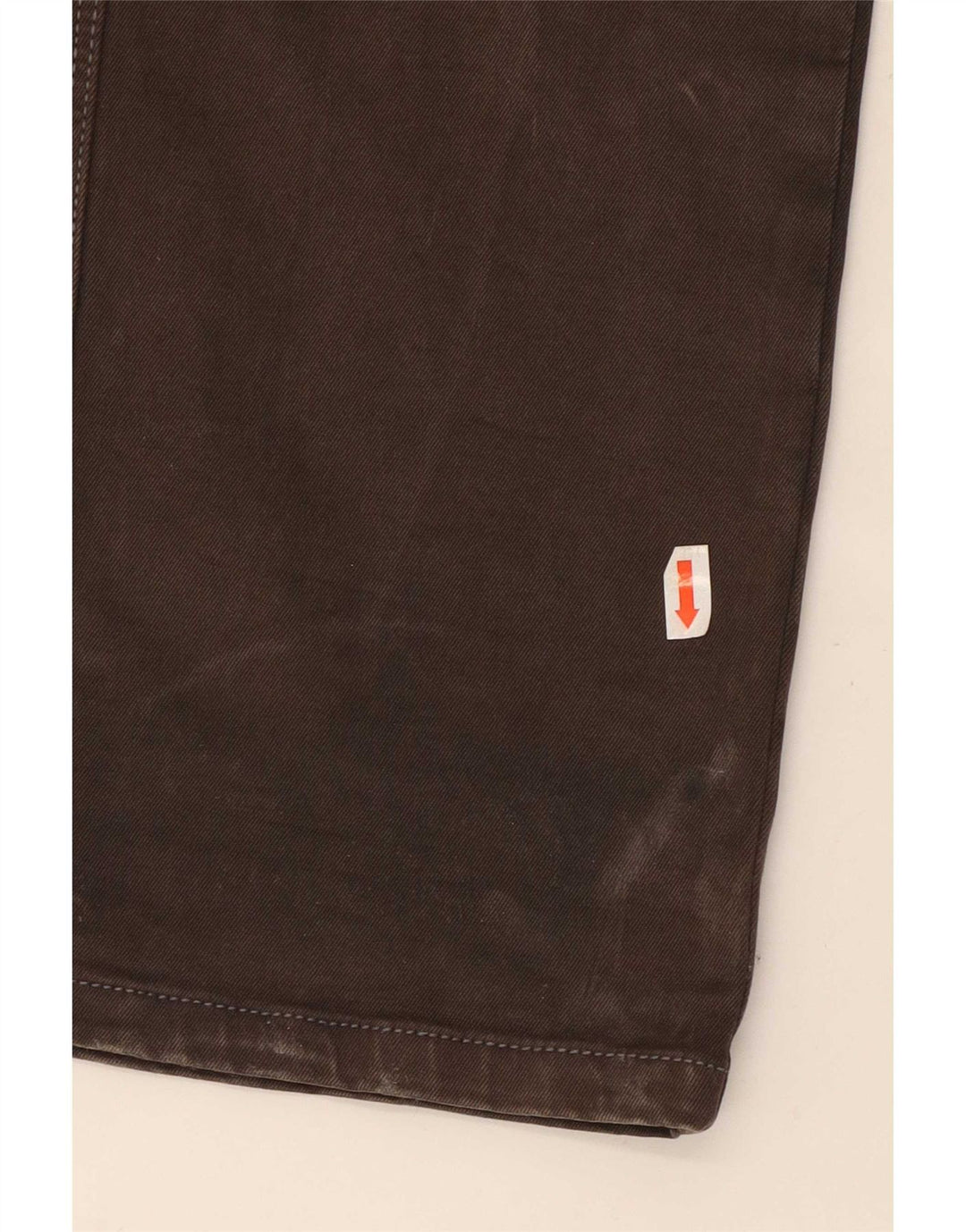 Nero Giardini Mens Straight Jeans W34 L35 Brown Cotton