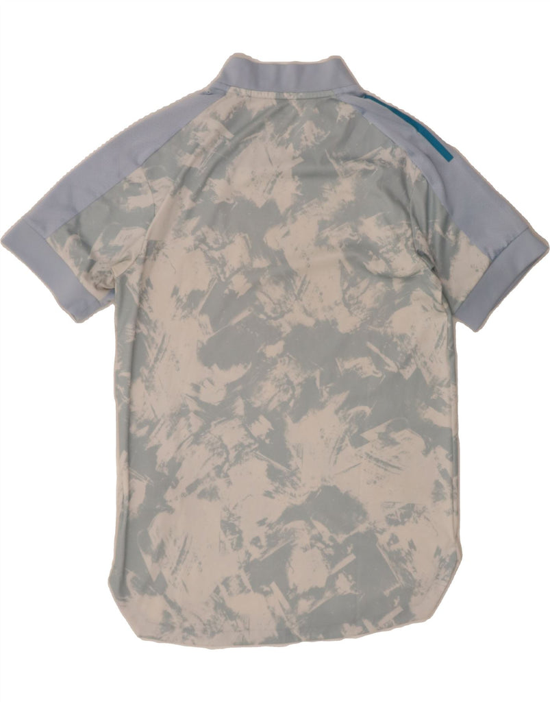 ADIDAS Mens T-Shirt Top Small Blue Tie Dye Polyester Vintage Adidas and Second-Hand Adidas from Messina Hembry 