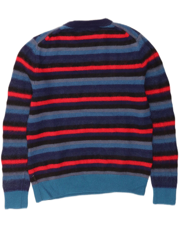 Paul Smith Womens Crew Neck Jumper Sweater UK 10 Small Multicoloured