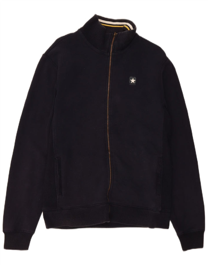 Converse Mens Tracksuit Top Jacket Small Navy Blue Cotton