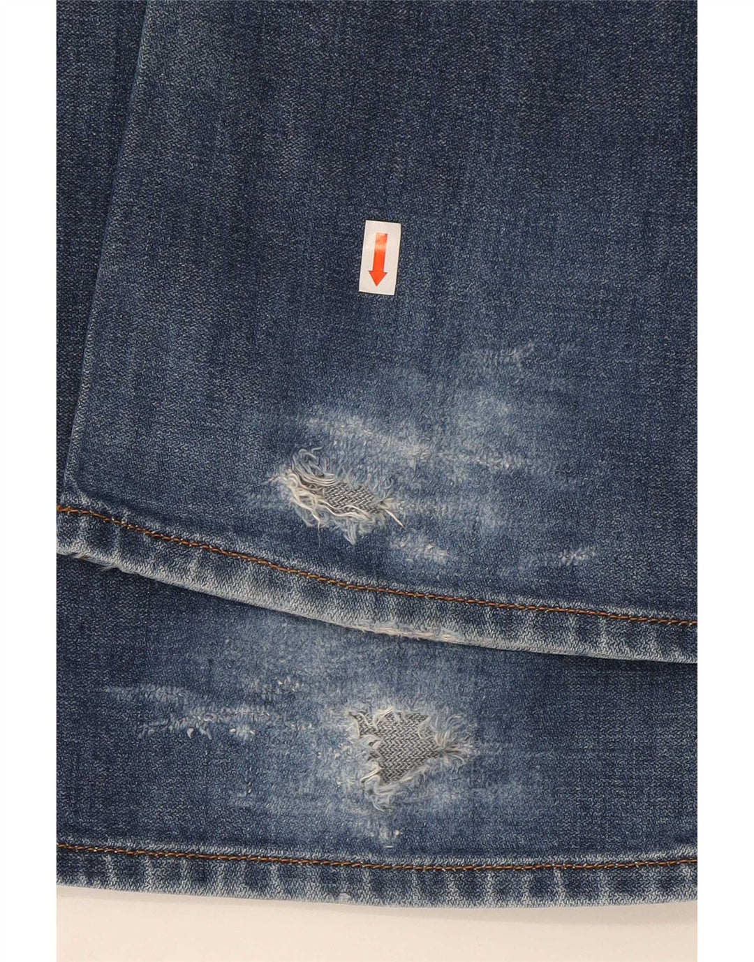 Diesel Womens Bootcut Jeans W27 L33 Blue Cotton