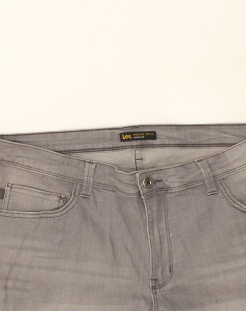 LEE Womens Slim Capri Jeans W32 L22 Grey Cotton | Vintage Lee | Thrift | Second-Hand Lee | Used Clothing | Messina Hembry 