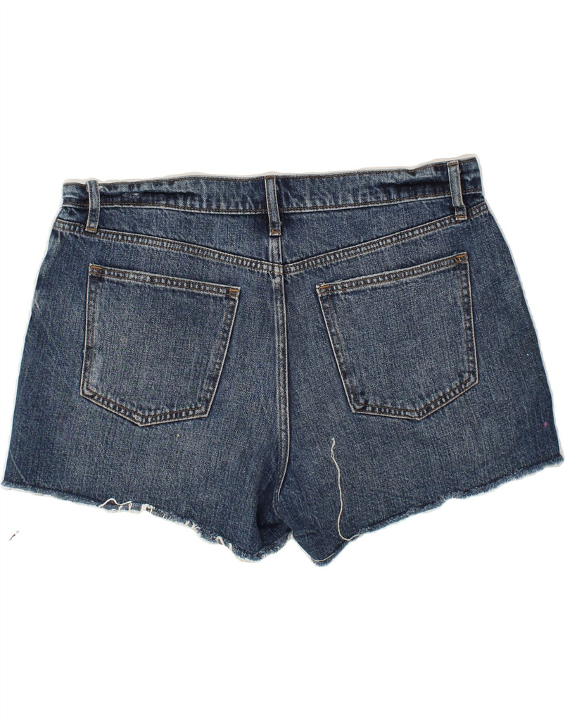 GAP Womens Distressed Denim Shorts W30 Medium Navy Blue Cotton | Vintage Gap | Thrift | Second-Hand Gap | Used Clothing | Messina Hembry 