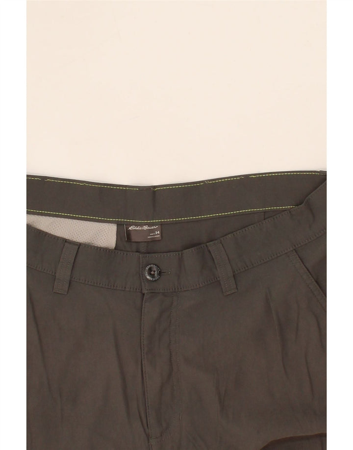 EDDIE BAUER Mens Chino Shorts W34 Large Grey Vintage Eddie Bauer and Second-Hand Eddie Bauer from Messina Hembry 
