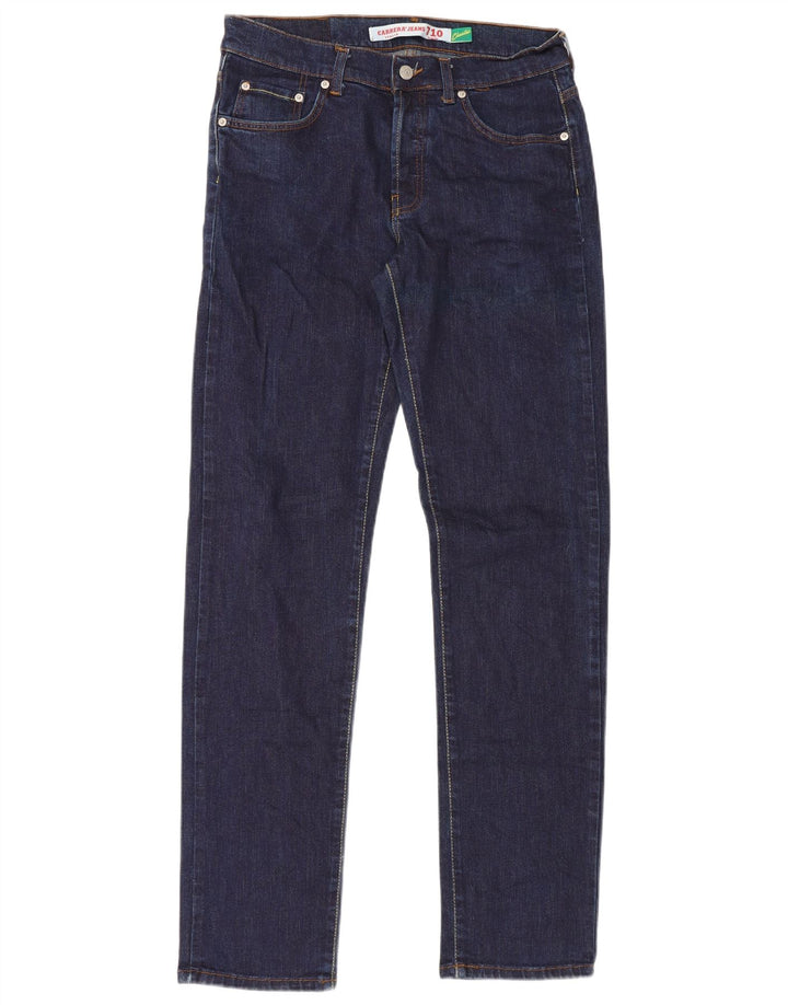 Carrera Mens Regular Straight Jeans IT 48 Medium W32 L34 Navy Blue Cotton