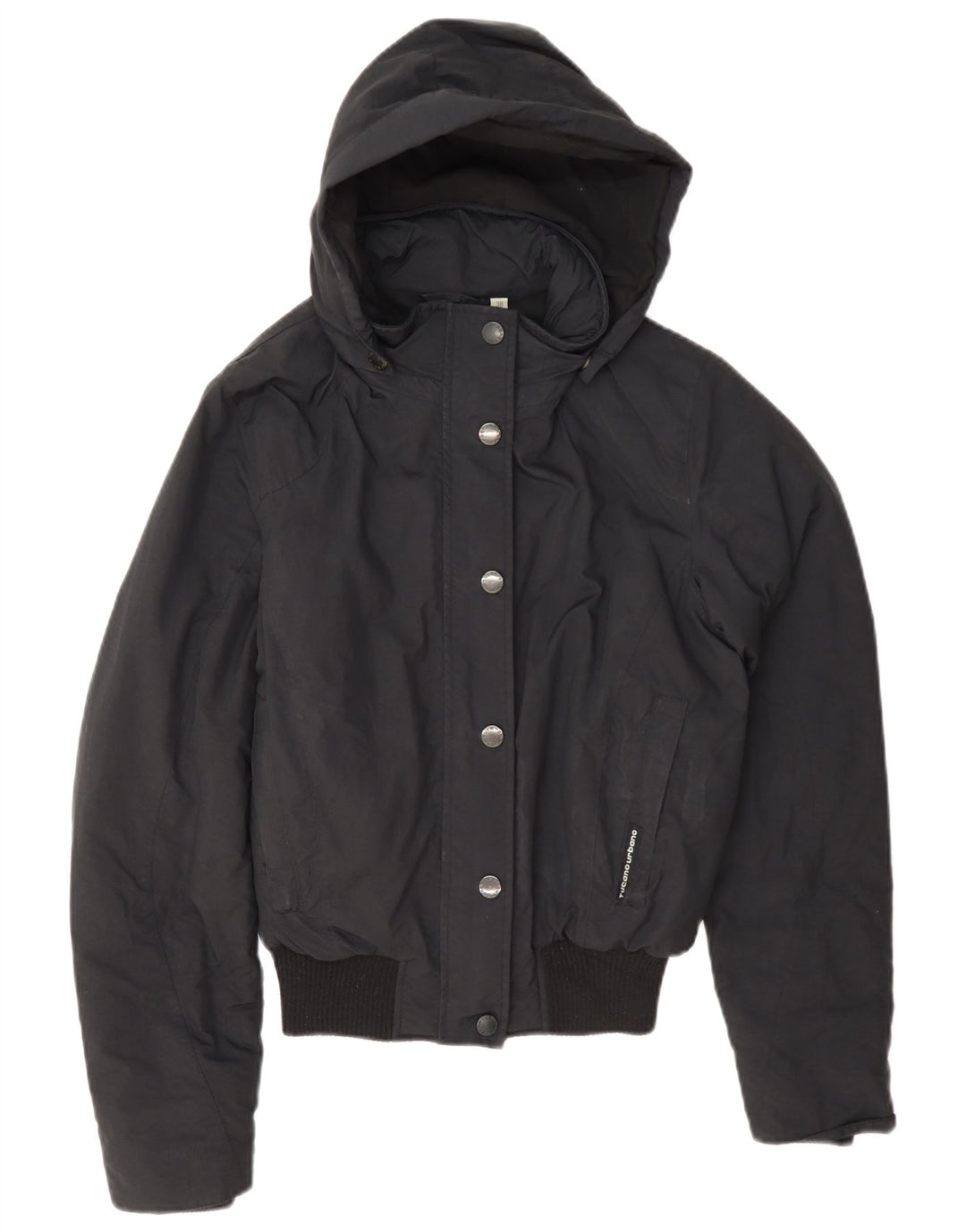 Tucano Urbano Womens Padded Jacket EU 38 Medium Navy Blue Colourblock